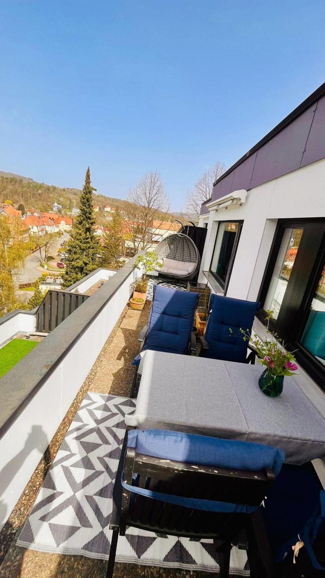 Das Kleine Penthouse Mit Kamin Bad Sachsa Zewnętrze zdjęcie